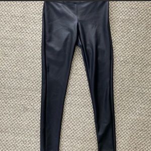 Express faux leather leggings